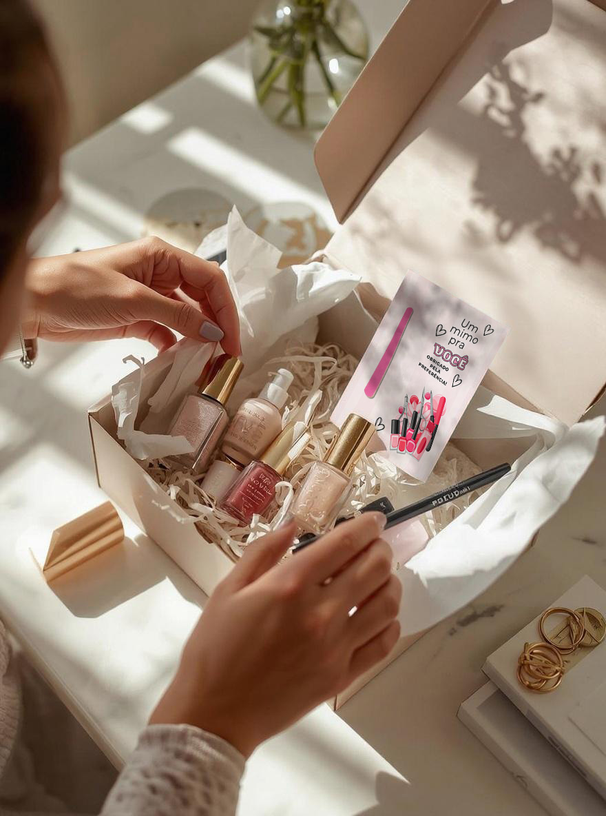 Tag com lixa de unha